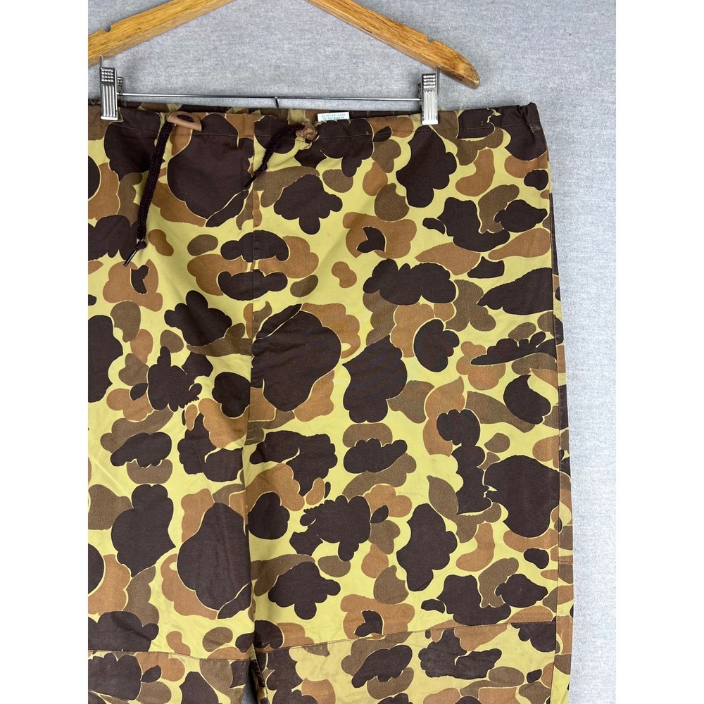Vintage Duxbak Gore-Tex Duck Camo Hunting Pants Mens XL‎ Brown Tan Camouflage